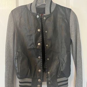 Women’s Varsity Leather Jacket